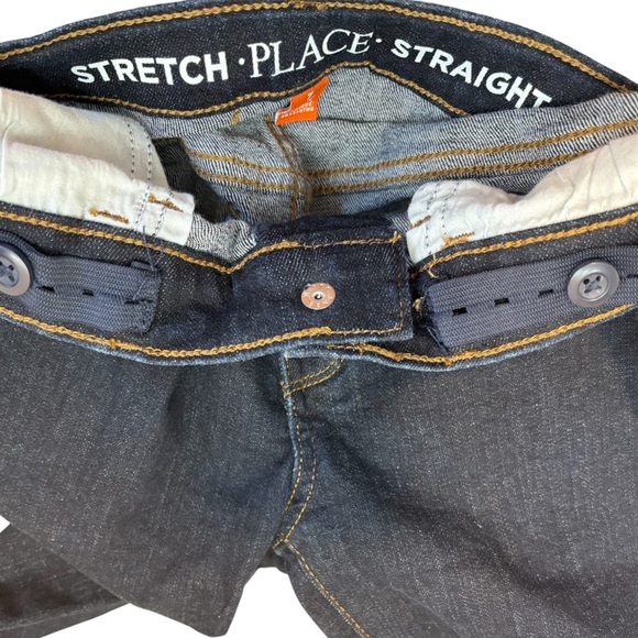 The Children’s Place Kids Adjustable Waist Tabs Stretch Denim Straight Jeans | 7 - Picture 6 of 6